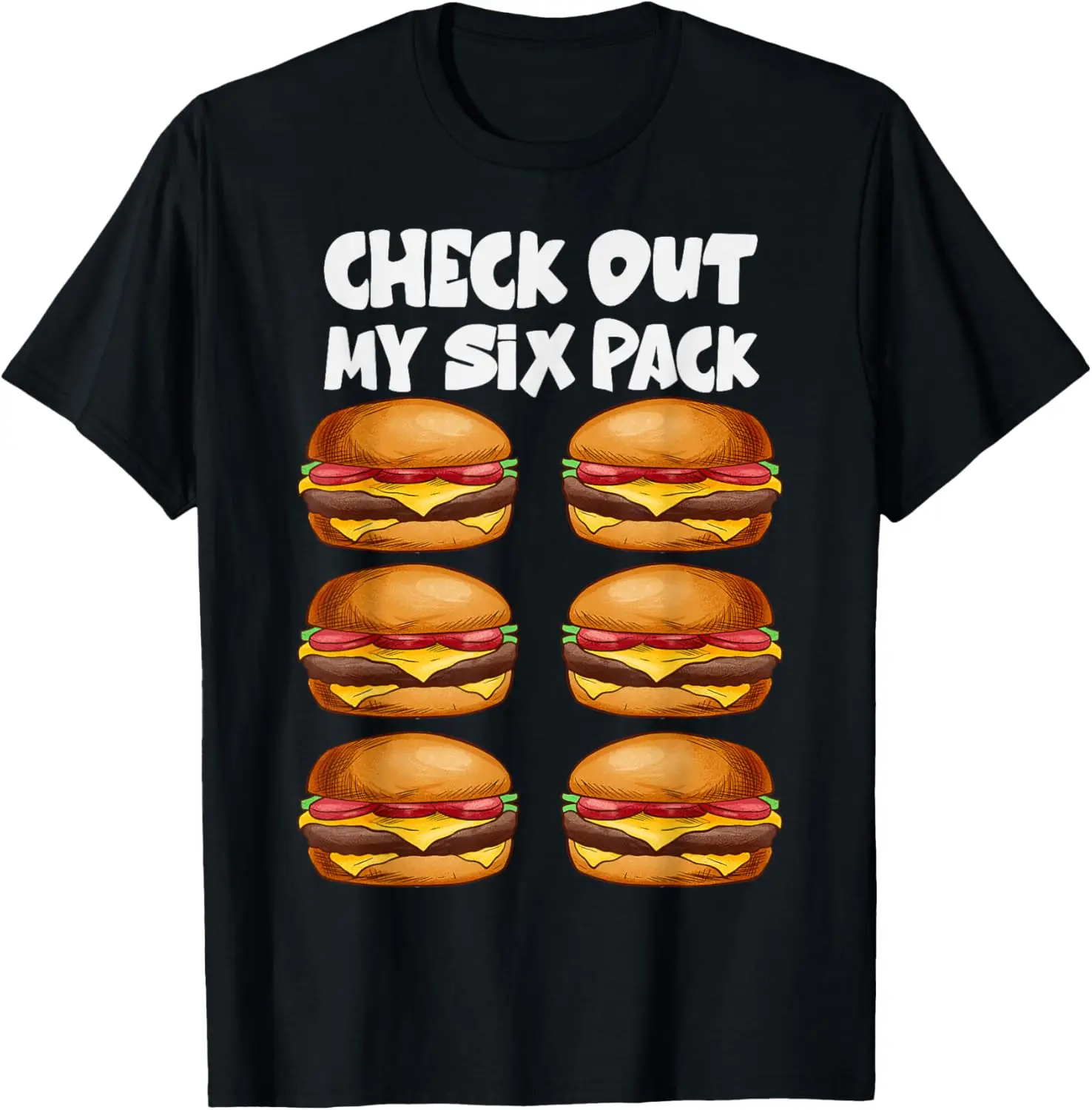 Check Out My Six Pack Donut - Funny Gym T-Shirt Custom Printed Graphic Mens T Shirt Customizable Camiseta Hombre