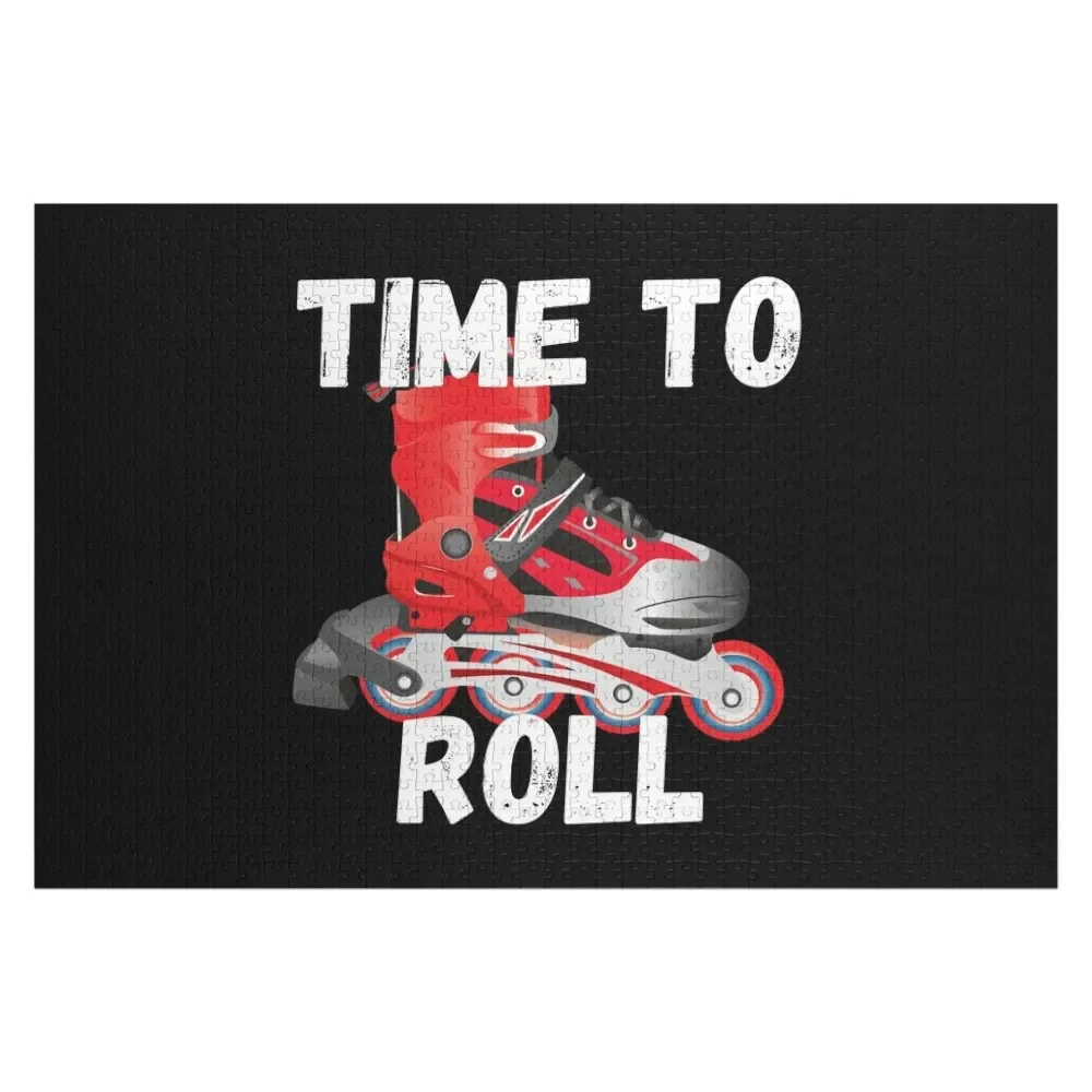 Time To Roll Jigsaw Puzzle Name Wooden Toy Customizable Gift Custom Name Wood Picture Puzzle