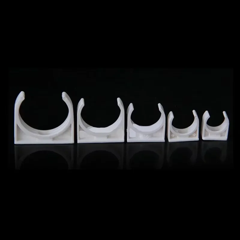 5-40PCS 16mm 20mm 25mm 32mm Wasser Rohr Klemme PVC Rohr Unterstützung Garten Bewässerung system Zubehör Bewässerung Anschluss Rohr Haken Wa