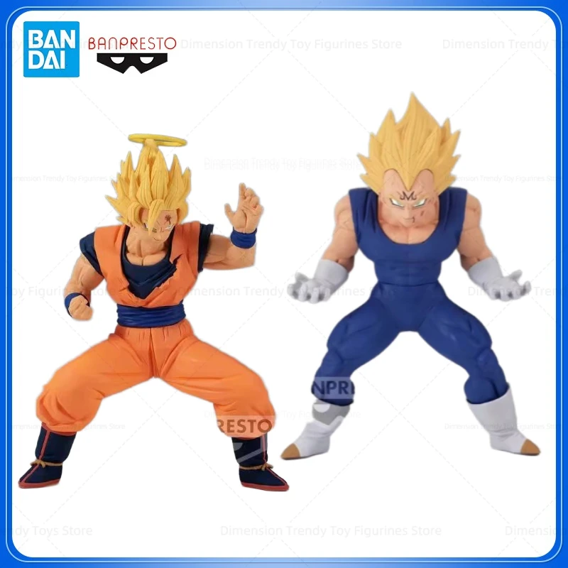 In Stock Bandai BANPRESTO Anime Dragon Ball MATCH MAKERS Son Goku Vegeta IV Action Figure Model Toys Gift Collectible DT
