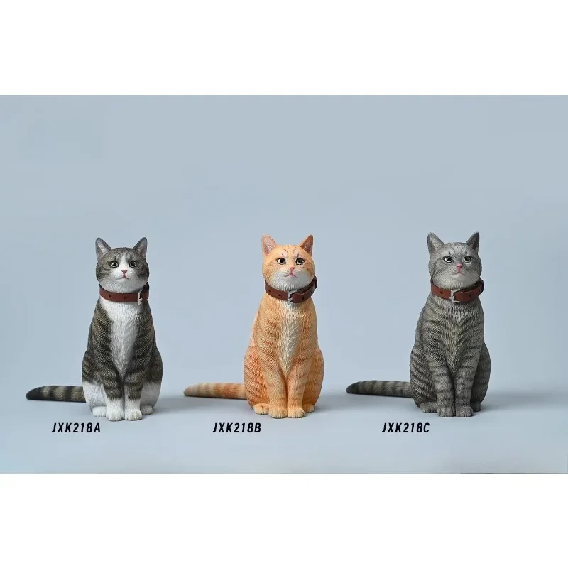 

1/6 масштаб ручной работы имитация имбирного кота сидячая поза китайская модель кота Люхуа для 12-дюймовых фигурок настольное украшение