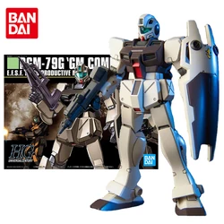 Bandai Genuine Gundam Model Kit Anime Figure HG 1/144 RGM-79G GM Command Collection Gunpla Anime Action Figure Toys for Children