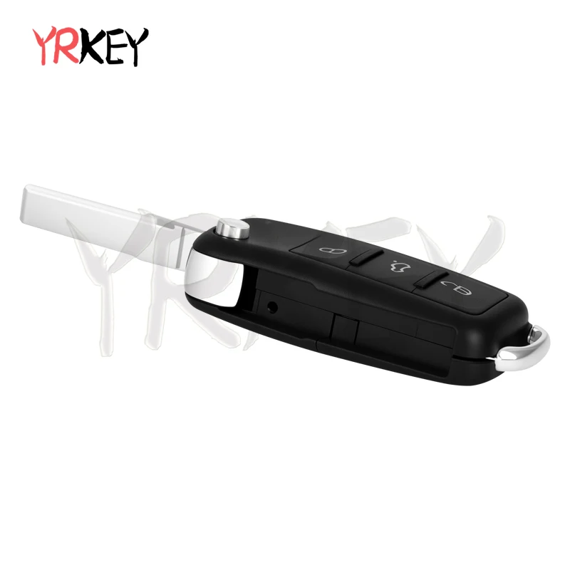 New Car Key Folding Shell Case Fob 5K0837202AD For VW Tiguan Passat CC Golf Mk6 For SEAT For Skoda Octavia Key Fob Shell Car Key