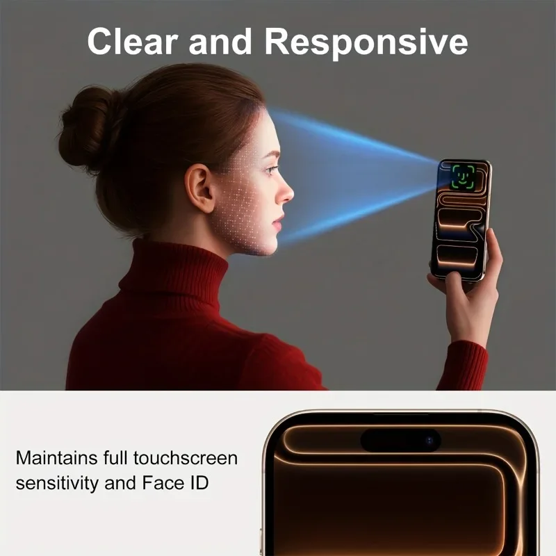 3 عبوات من واقي الشاشة من الزجاج المقسى بتغطية كاملة لهاتف iPhone 17 16 Pro Max 15 14 Plus 13 12 11 Pro Mini 16e طبقة زجاجية هوائية