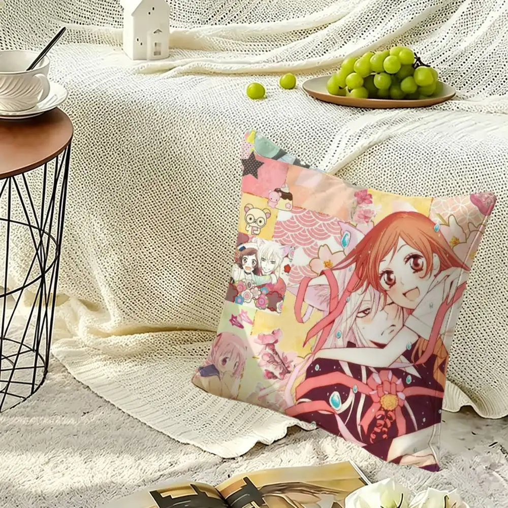 K-Kamisama Kiss  Square Double-Sided printed Pillow Case Bedroom Bedside Pillow Sofa Cushion Cover