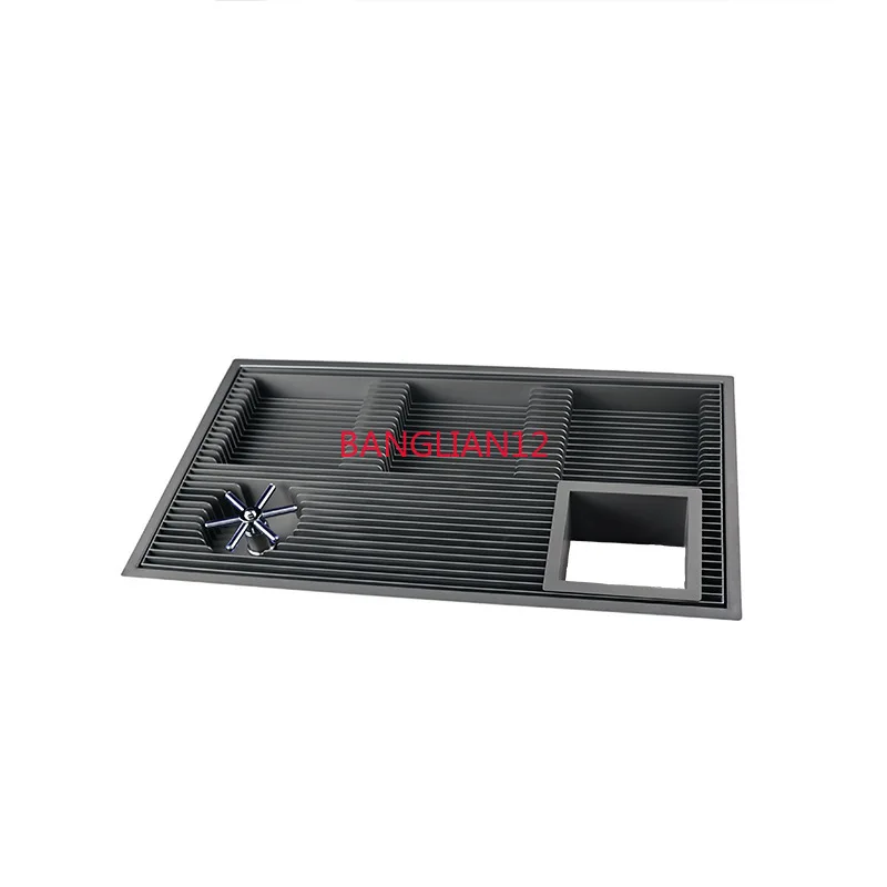 Stainless steel hand flushing embedded in filter sink coffee utensils tea drain cup flusher