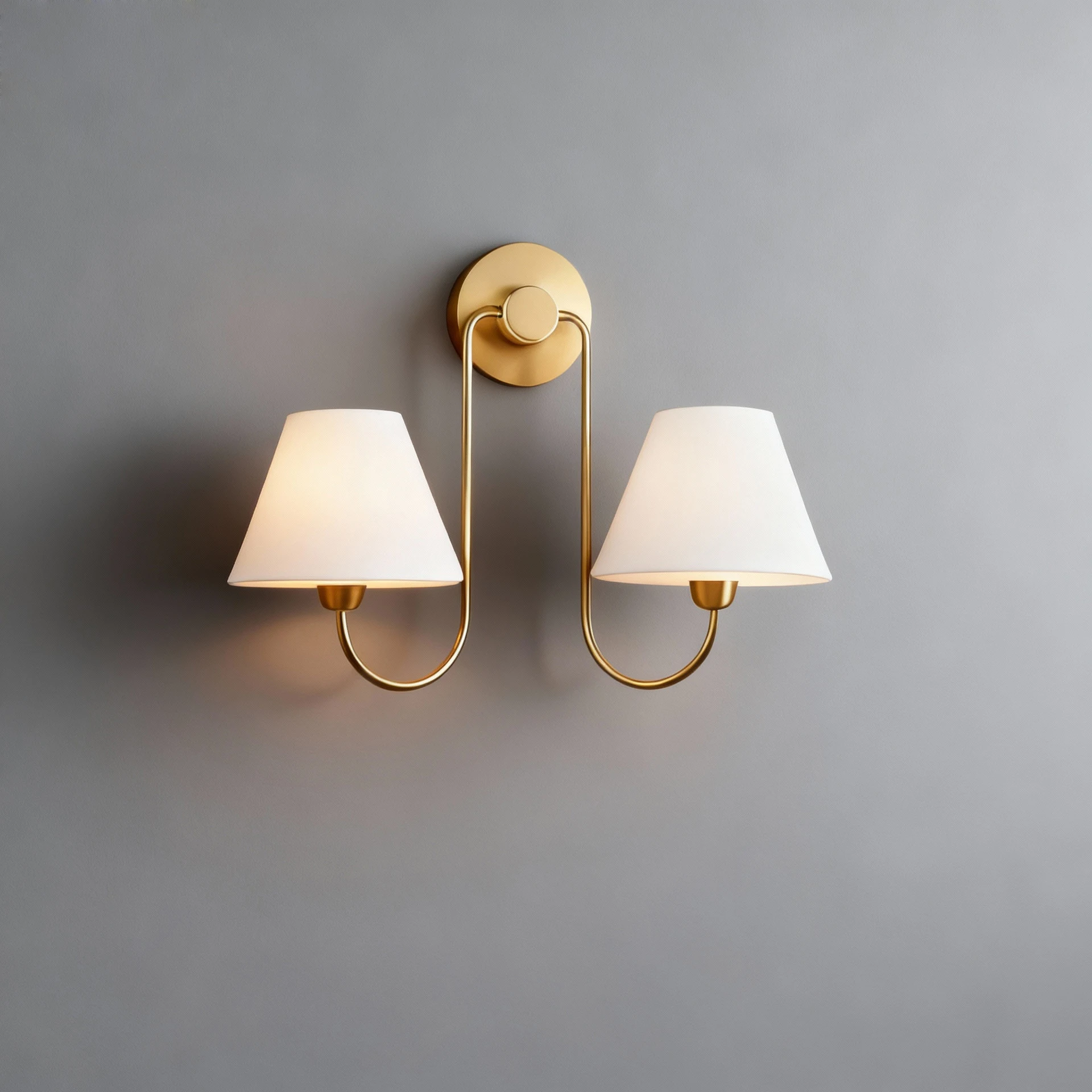 

Double Heads All Copper Wall Lamp Bedroom Living Room Study Hotel Light Office Bedside Lighting Read Light