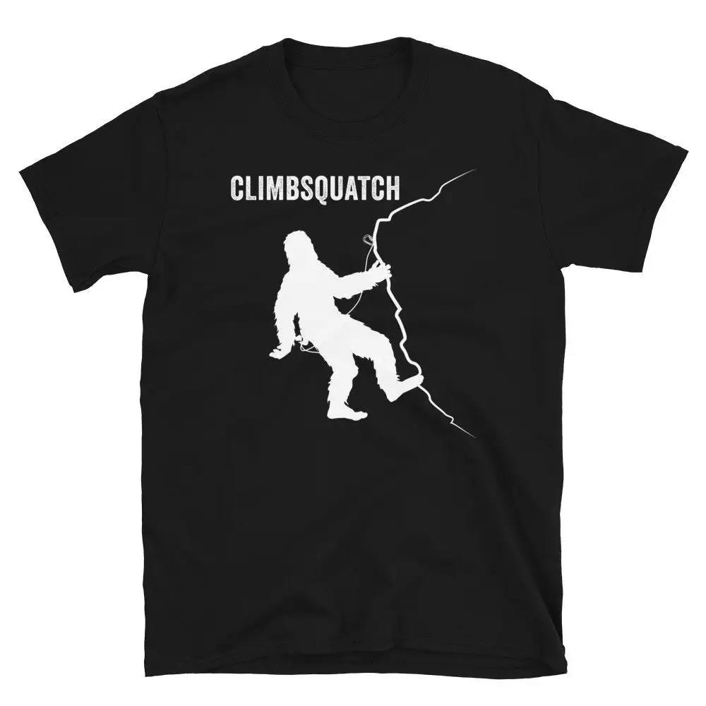 BigfooT T Shirt Funny Rock Climbing Sasquatch Climber Bouldering Mountain Mountaineering