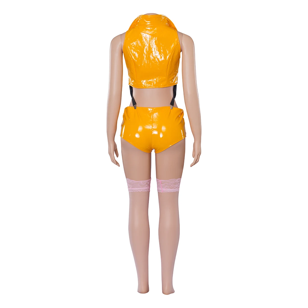 فاي عيد الحب تأثيري أنيمي زي مثير المرأة المحاصيل الأعلى السراويل كاوبوي موحدة دعوى هالوين كرنفال حفلة تمويه هنتر