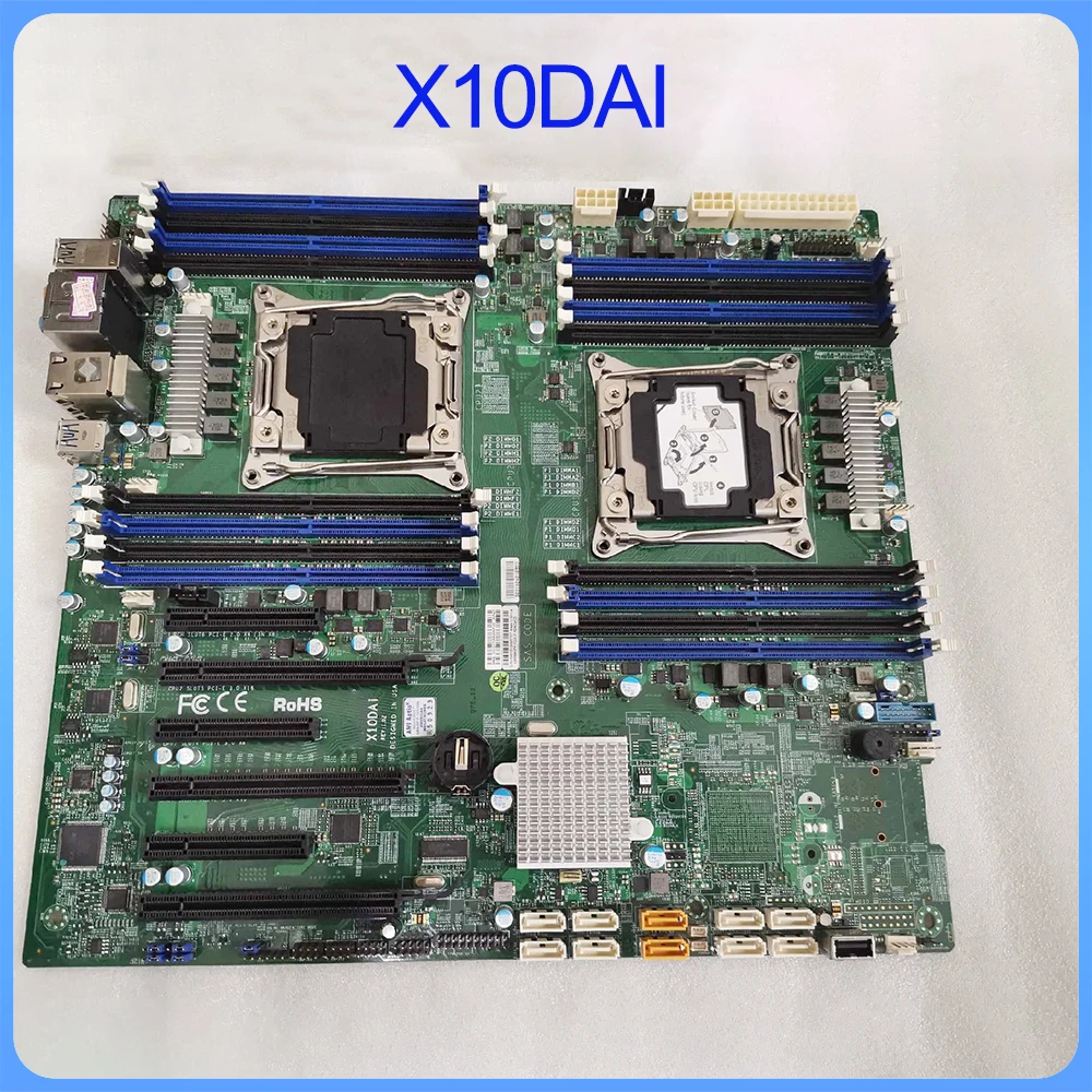 X10DAI For Supermicro Workstation Motherboard Dual Channel C612 Chip Supports DDR4 2600V3