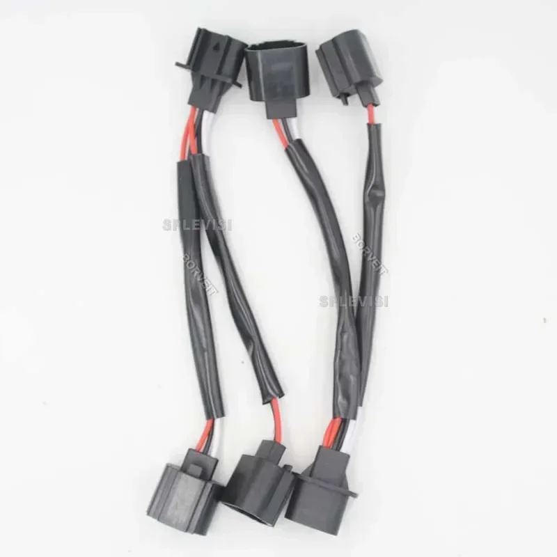 2Pcs Splitter Wire 9008 H13  Harness Head Light Replace Socket Male Female Lamp