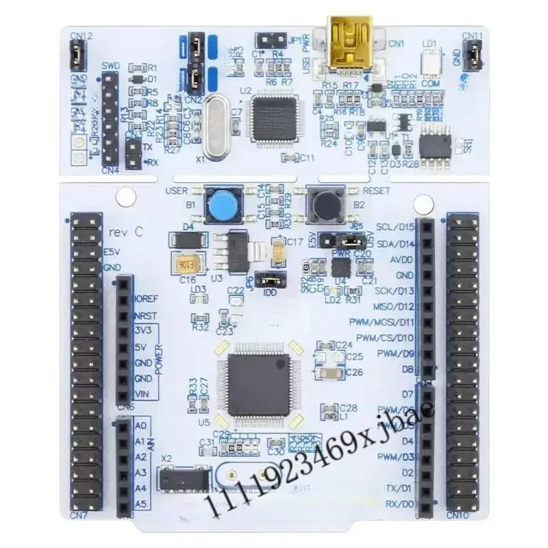 32-Bit Microcontroller Development Board, Open Architecture Compatible Embedded Core PCB