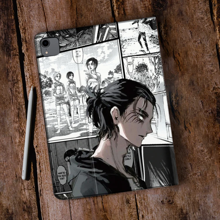 Attack on Titan  Eren Jaeger Case For iPad 10.2 7th 8th Air 2 3 Mini 1 2 3 5 Case Luxury Silicone For iPad Air 4 iPad Pro11 Case