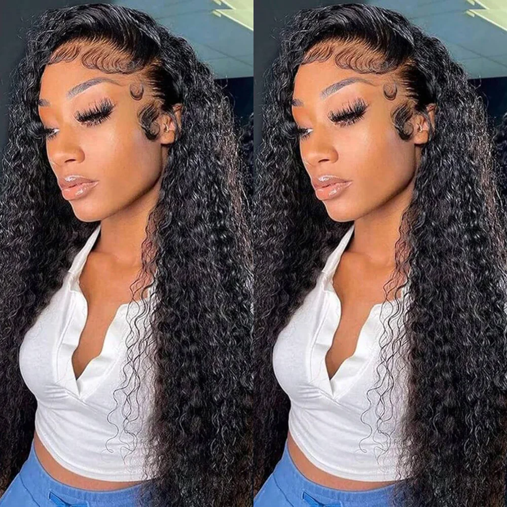 Water Wave Lace Front Pruiken Menselijk Haar 5X5 Hd Trasparent Lace Frontale Human Hair Pruiken Voor Vrouwen Pre Geplukt Met Babyhaar