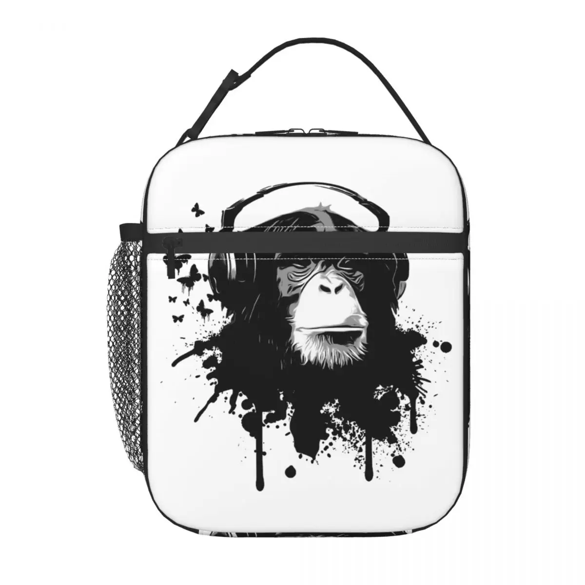 Monkey Business Thermal Insulated Lunch Bags for Work Reusable Food Container Bags Thermal Cooler Food Box