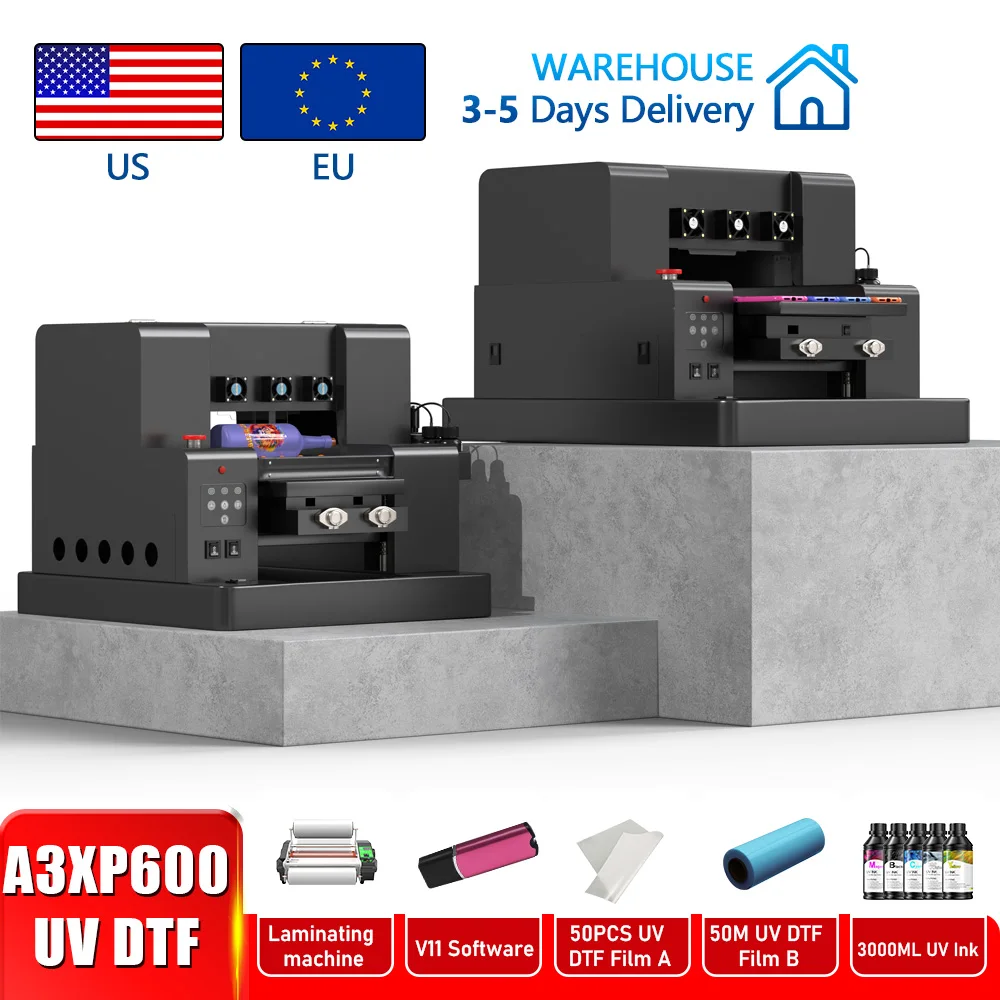 

For Epson XP600 L8054 Printhead A4 A3 UV Flatbed Printer A3 A4 UV DTF Printer for Stickers Acrylic Glass ship from EU US Stock