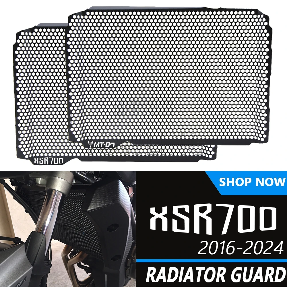 

Motorcycle Radiator Grille Guard Cover Fuel Tank Protect For YAMAHA MT-07 FZ-07 2013-2017 XSR700 / XTribute XSR 700 2016-2024