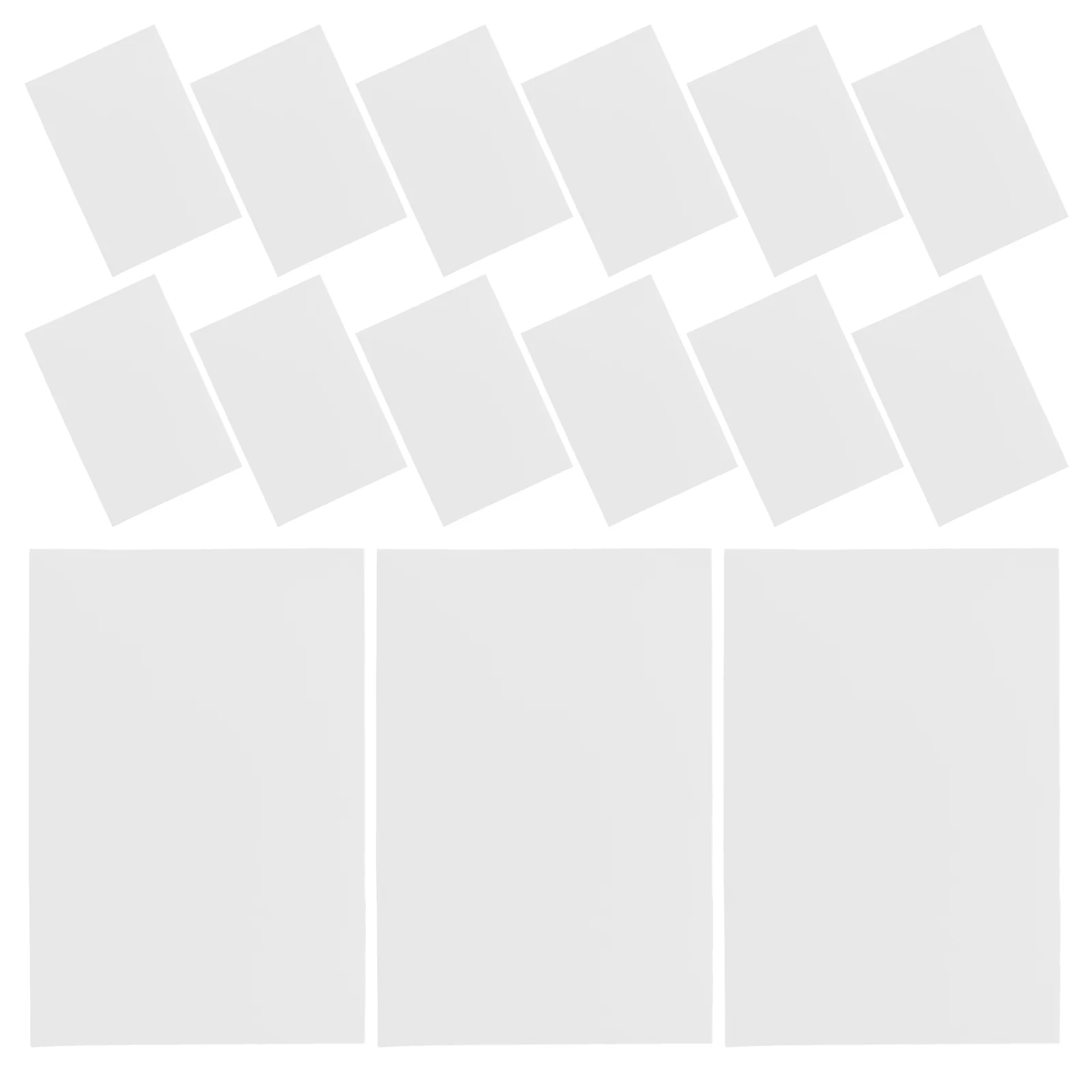 100 stks Notebook Comic Book Sleeves Cover Plastic Sleeves Clear Hardcover Protector Bindmiddel Losbladige Bladmuziek