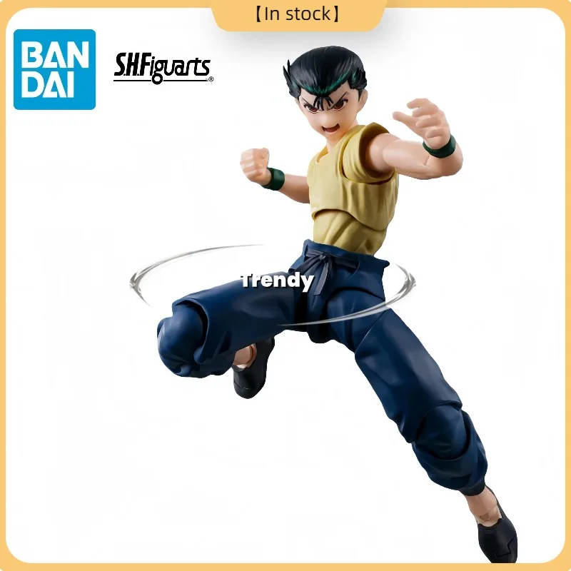 

100%Original BANDAI SHF YuYu Hakusho Urameshi Yusuke Action Figures Model Toys