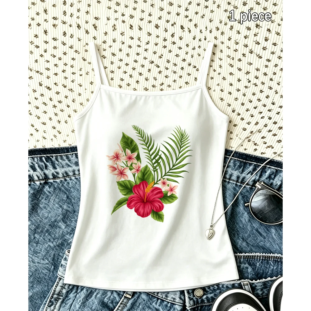 Sunrise Ocean Wave Camisole Women Resort Cruise Travel Tank Tops Seaside Vacation Coastal Holiday Morning Walk Garments