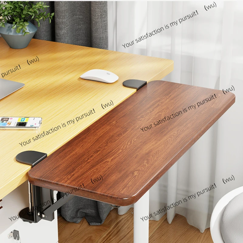 ZOCI-Foldable Desk Extension Board No Drill Widening Keyboard Tray Under Desk Mount Space Saver for Computer Laptop Workspace