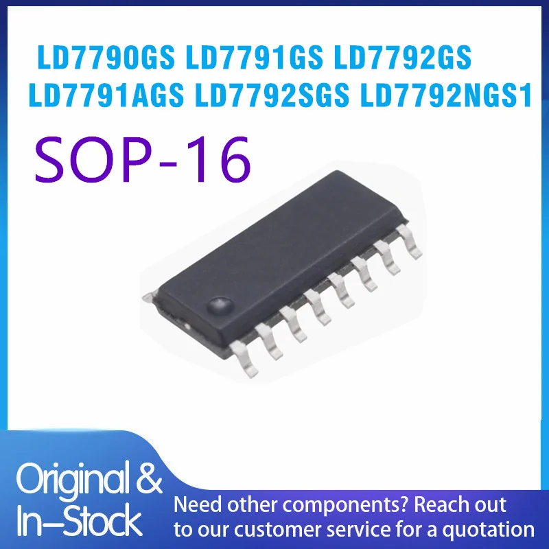 (5piece)100% New LD7790GS LD7791GS LD7792GS LD7791AGS LD7792SGS LD7792NGS1 sop-16