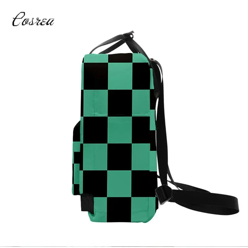 

Az15Demon Bag Рюкзак Kimetsu Kamado Косплей Zenitsu Tanjirou Nezuko Школьные сумки Оксфорд Mochila Feminina Рюкзак