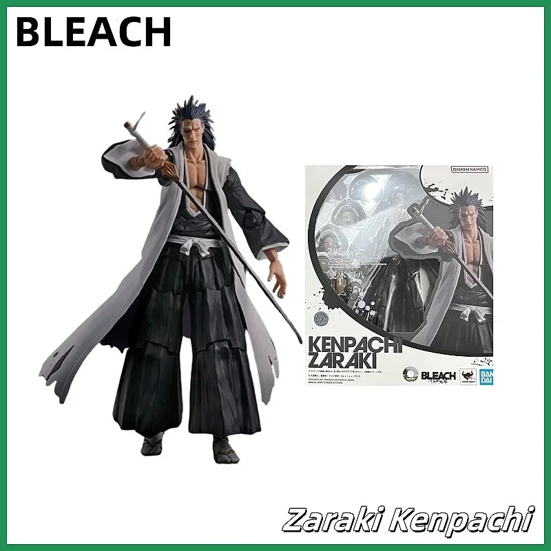 

Genuine Anime Toy Bleach Shf Series Manga Character Zaraki Kenpachi Figurine Model Collection Hot Blooded Manga Boy Birthday Gif