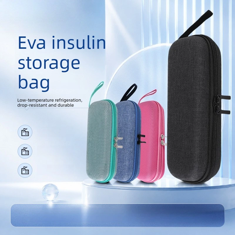 Mini Travel Medicine Insulated Ice Bag Portable Insulin Cooler Case Outdoor Cold Storage Pouch for Interferon Biologic Drugs