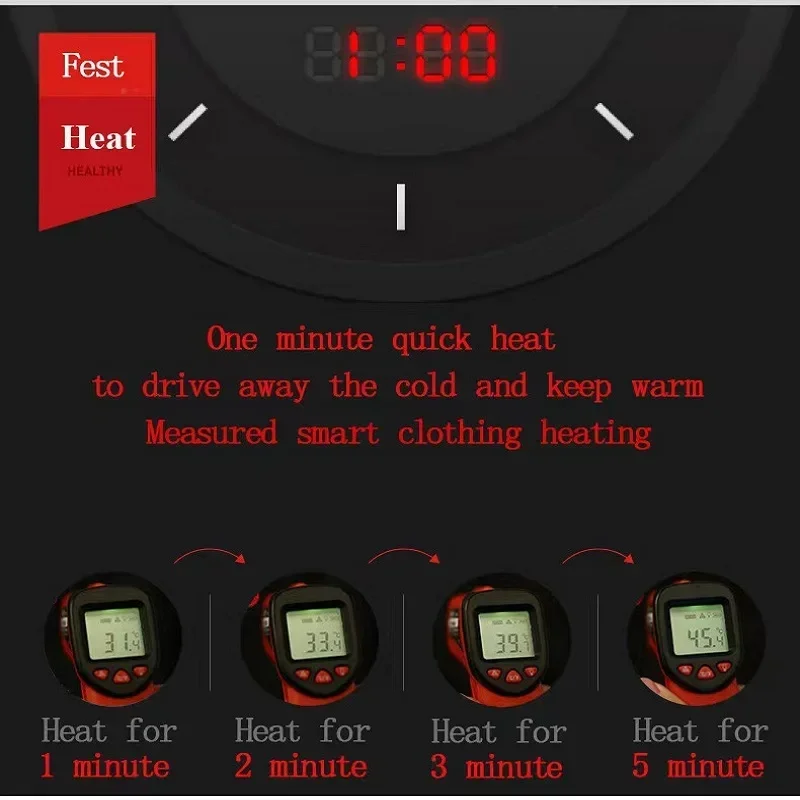 9 منطقة USB الذكية ساخنة سترة الرجال النساء الرياضة في الهواء الطلق المشي لمسافات طويلة ملابس الشتاء الدافئة معطف مقنع يندبروف التخييم الصيد 6XL ​