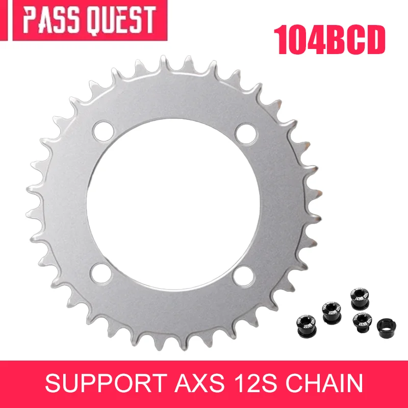 

Передняя звездочка звездочки Bcd 104, 4 болта, 32 т, 34 т, 36 т, 38 т, 40 т, узкая, широкая, для Sram Axs 12s, аэродинамическая звездочка