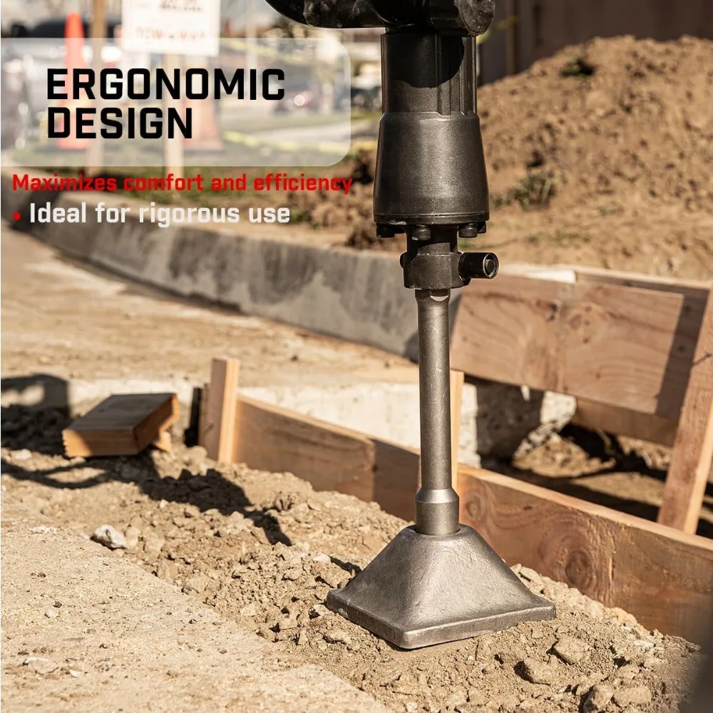 Mata Bor Palu Penghancur Beton Elektrik dengan Tangkai Tamper dan Pelat untuk Pemecah Beton - Alat Penghancur Tugas Berat