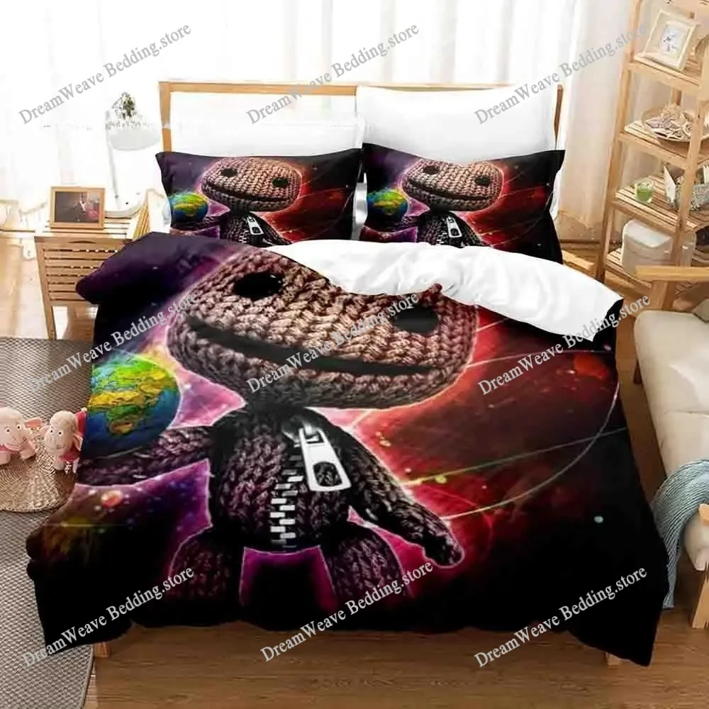 

3d Print Game Sackboy A Big Adventure Bedding Set Single Twin Full Queen King Size Bed Set Adult Kid Bedroom Duvet Cover Sets