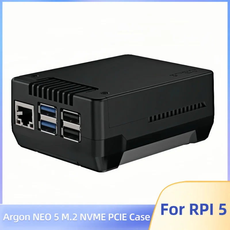 

Raspberry Pi 5 Argon NEO 5 M.2 NVME PCIE чехол со встроенным кулером PWM для RPI5