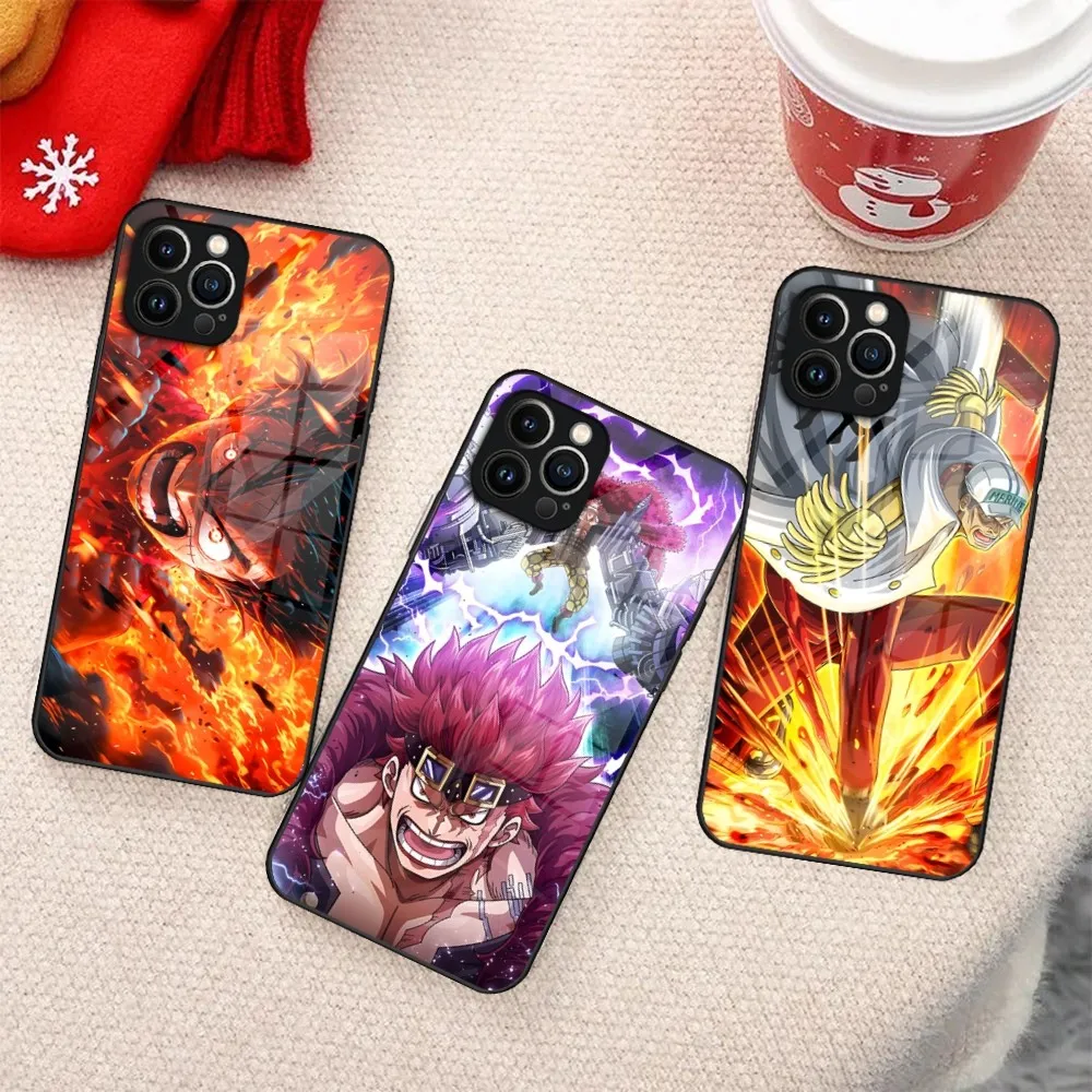 Anime O-One Pieces Phone Case For IPhone 15 14 Pro 11 13 12 Mini XS XR Max 8 7 6 Plus SE 2020 Glass Design Cove