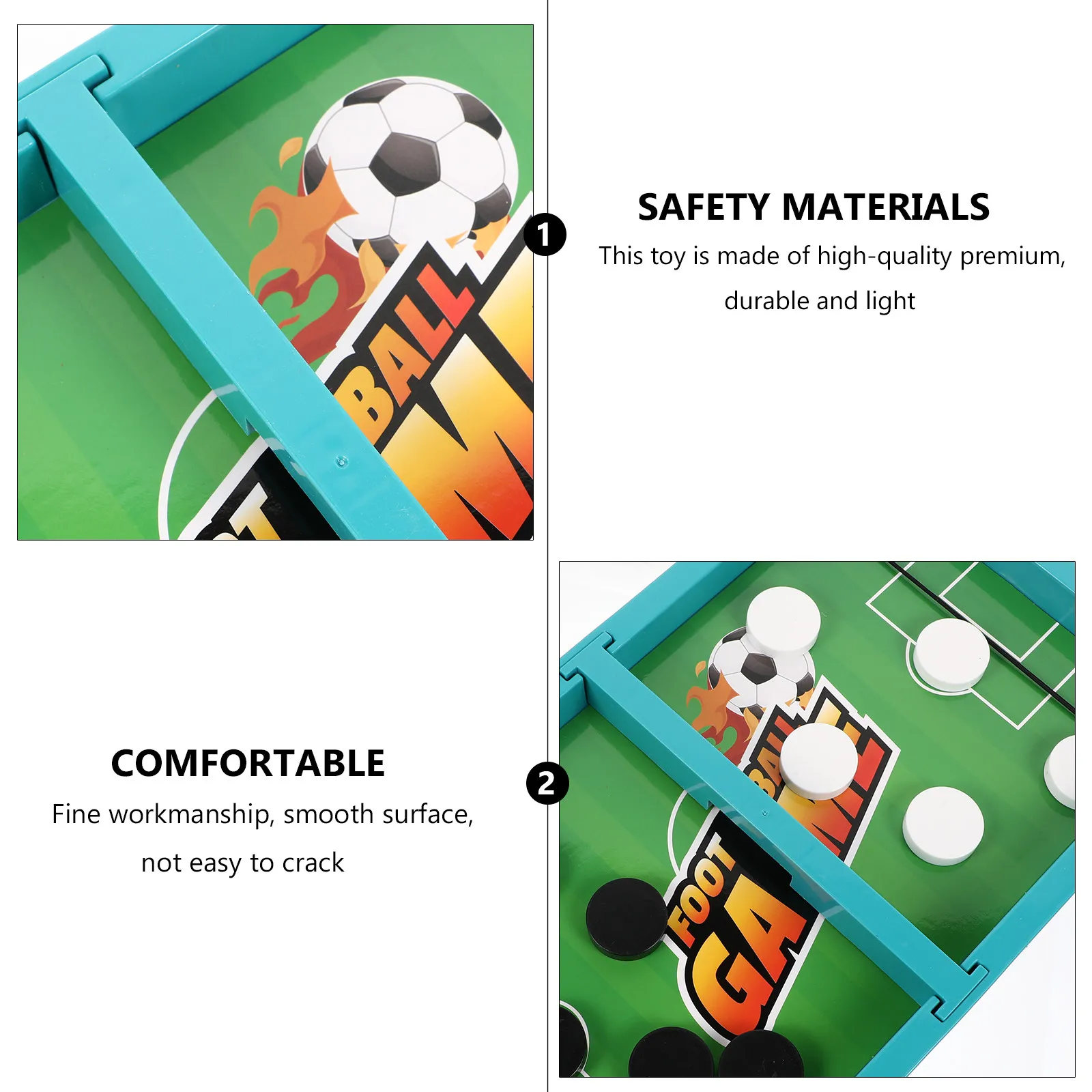 

1Set Fast Sling Hockey Table Game Board Creative Family Party Desktop Battle Game Improve Hand Eye Coordination