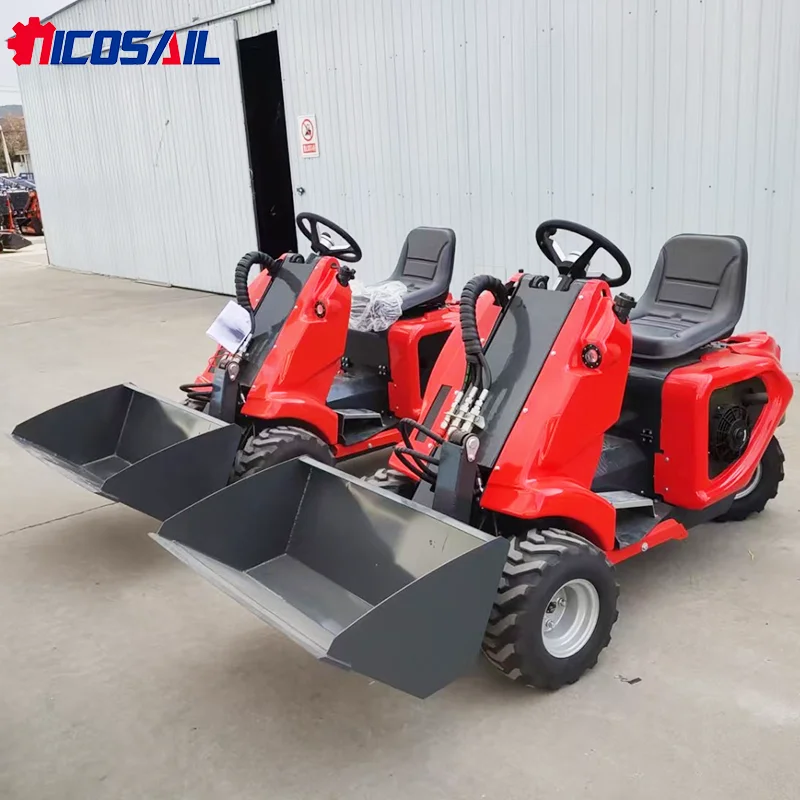 

Easy-to-Operate Small Three-Wheel Skid Steer Loader Cost-Effective Wheeled Loader