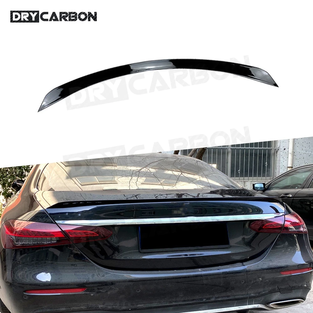 

ABS Material Rear Trunk Spoiler Bumper Boot Lip Wing Spoiler For Mercedes Benz E Class W213 E250 E300 E43 E63 AMG Sedan 4Door