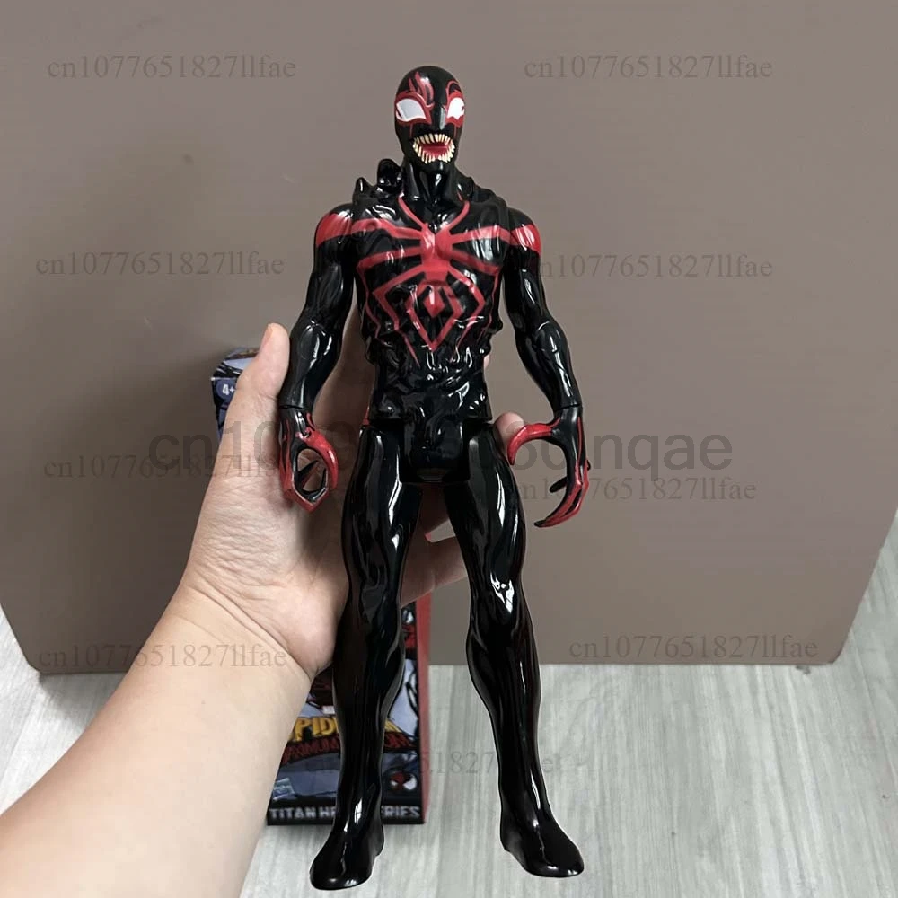 30 سنتيمتر جديد الصلب العنكبوت تيتان بطل المسلسلات الرجل العنكبوت ماكسيموم فينوم مايلز موراليس انفجار والعتاد عمل نموذج لجسم اللعب غرفة ديكور