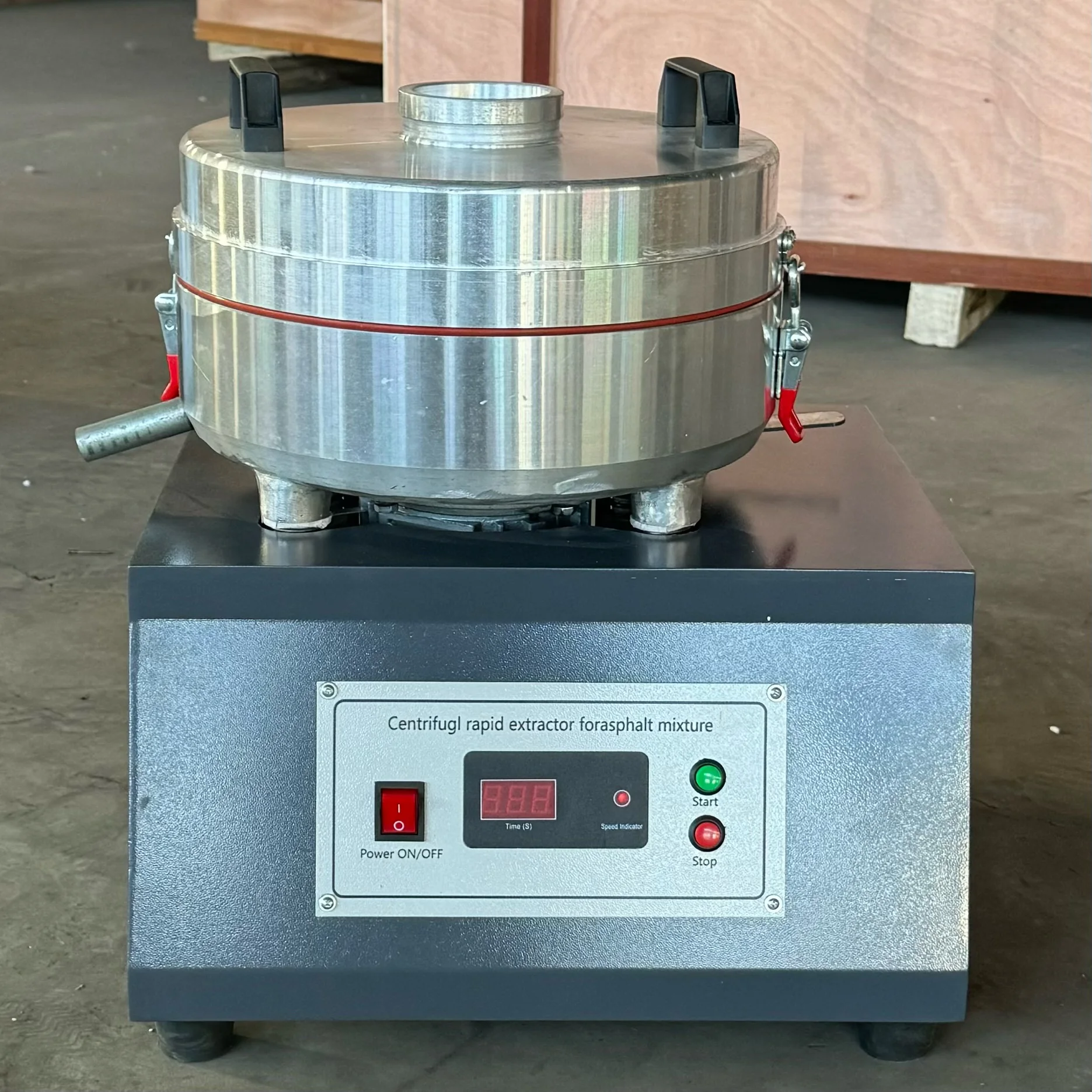 250W Digital Display Centrifugal Asphalt Extractor Bitumen Extraction Equipment 220V 3600r/min Speed IP65 Protection Class OEM
