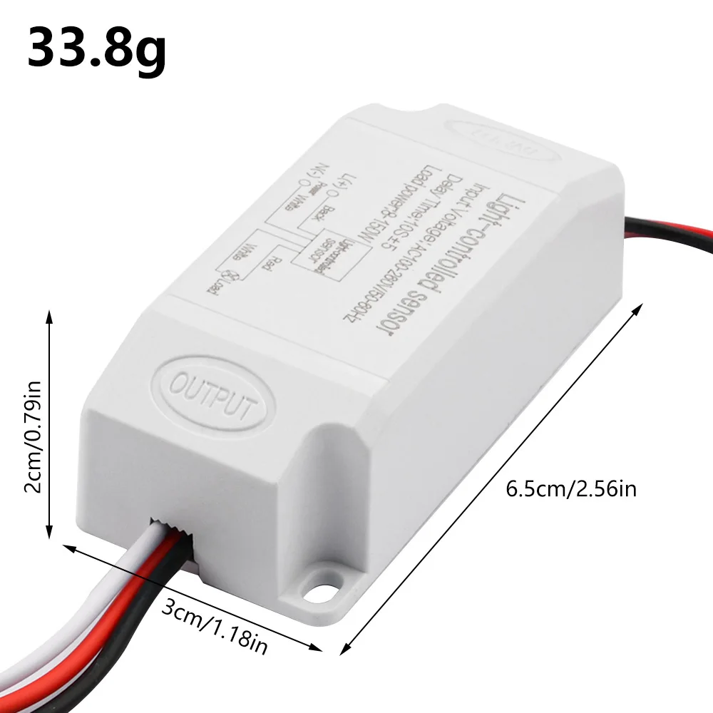 DC12V DC24V التحكم في الضوء مفتاح مستشعر الصور مصباح ليد التبديل مفتاح مستشعر مقاوم للماء مفتاح مستشعر التحكم في الصور