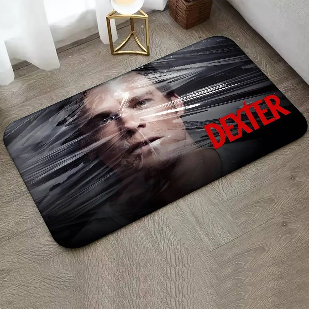 1pc Dexter TV Series Floor Mats Foot Carpets Bathroom Rug Non-slip Home Decor