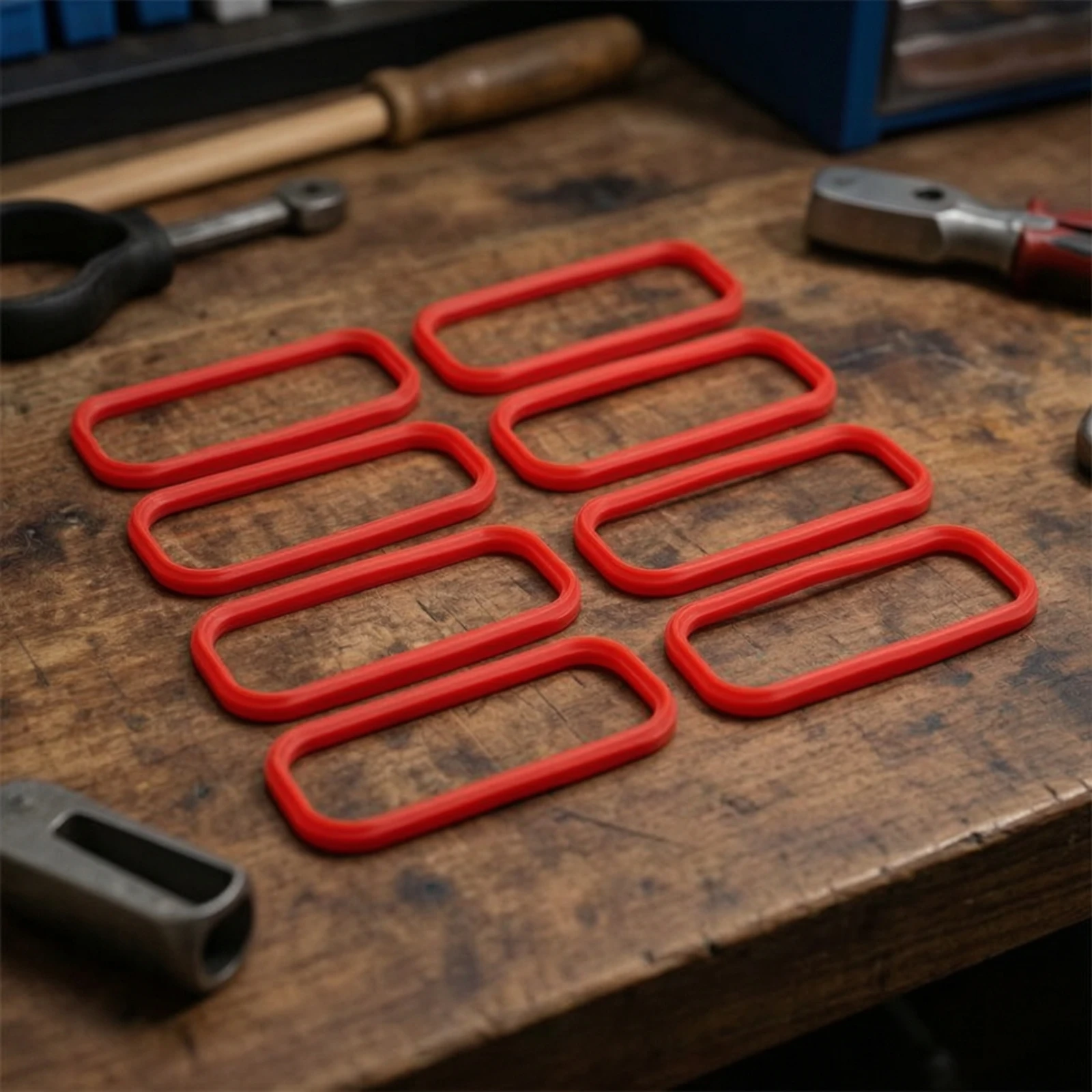 8 Pieces Intake Manifold Gasket Kit OEM Intake Manifold Gasket O Seal Seal Molded Long-Lasting for Mechanics, LS Swaps