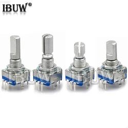 5PCS Half / Plum axis rotary encoder, handle length 15mm / 20mm code switch/ EC11/ digital potentiometer with switch