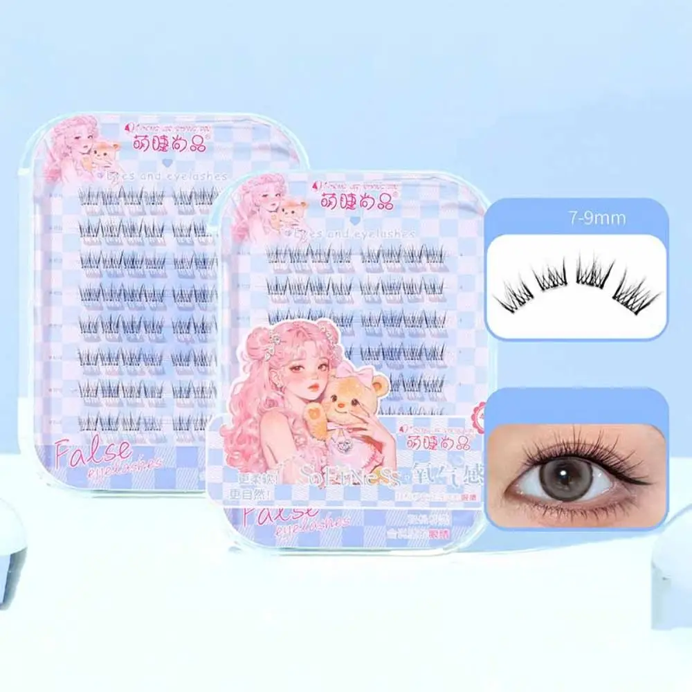 

Sweet Self-adhesive Lash Clusters Makeup DIY Adhesive False Eyelashes Individual Reusable False Eyelash Clusters Grafting Lashes