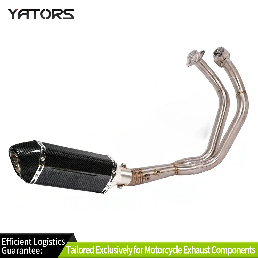 

Full Exhaust System Front Pipe Muffler For Yamaha MT07 FZ07 XSR700 2014-2020 Exhausts Pipes