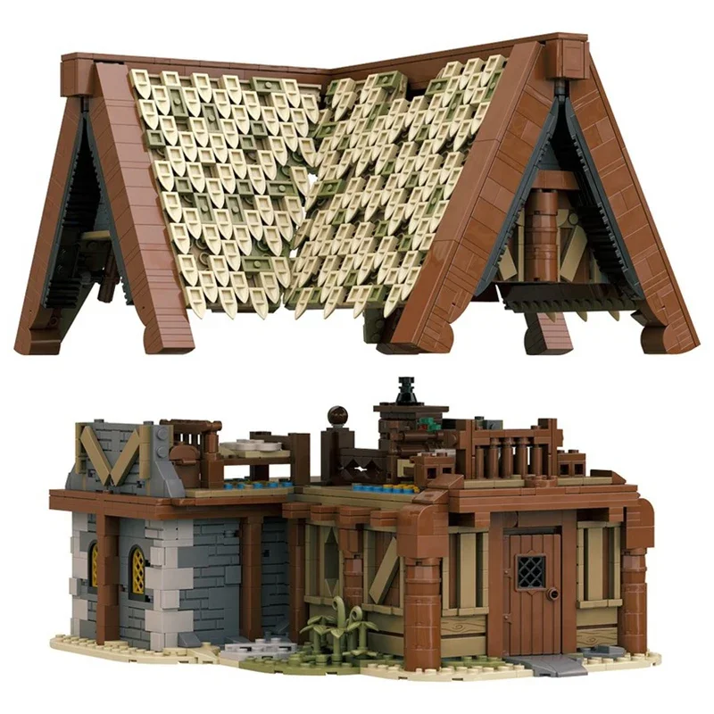 Bloc de construction MOC, nouveau produit exquis, modèle de technologie tribale Viking, jouet modulaire pour enfants, ensemble d'assemblage à monter soi-même