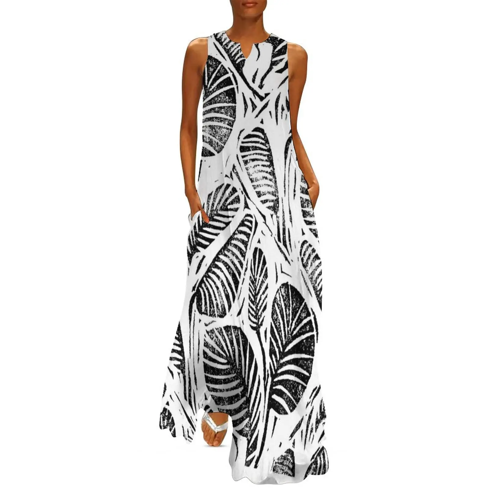 

Jungle - Tropical leaves Long Dress sexy dress luxury dress