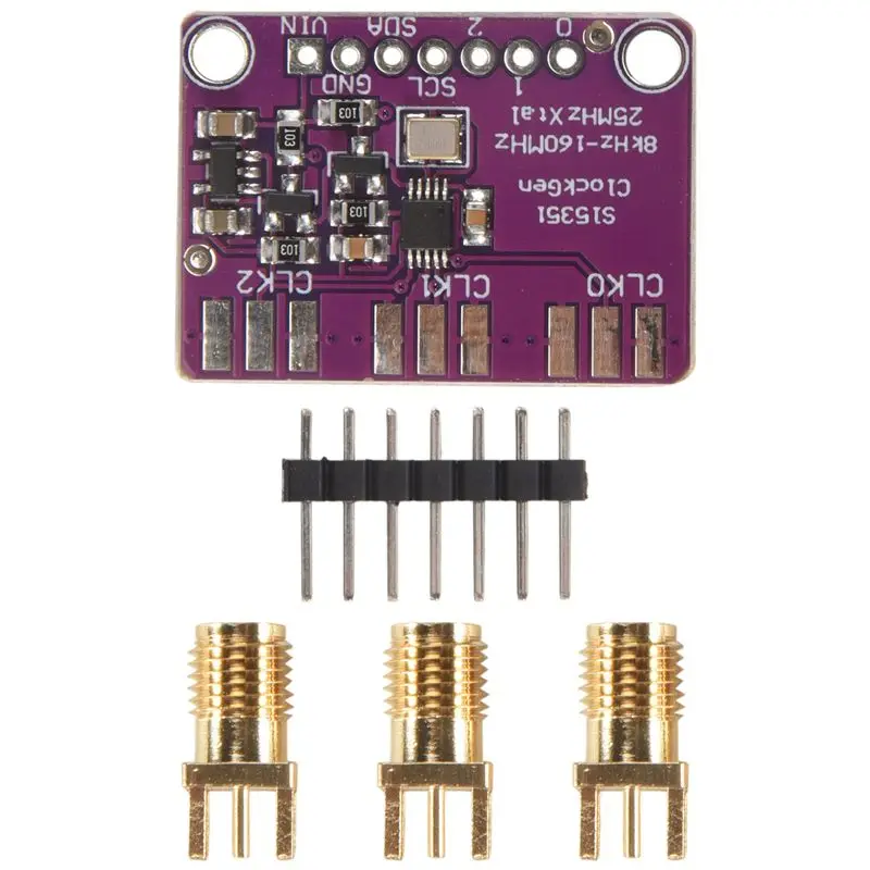 A01K-Si5351a I2C 25Mhz Clock Generator Breakout Board 8Khz To 160Mhz For Arduino D9I2