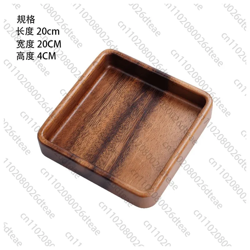Walnut Nut Tray Tabletop Solid Wood Snacks Dried Fruit Snack Tray New Japanese Snacks Fruit Plate Snacks